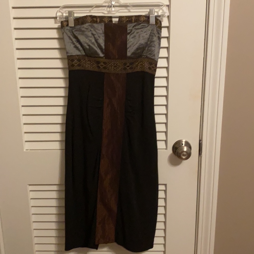 Nicole Miller Collection strapless dress